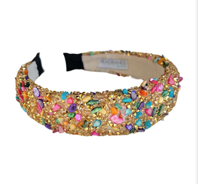 All that Glitters Headband Gold