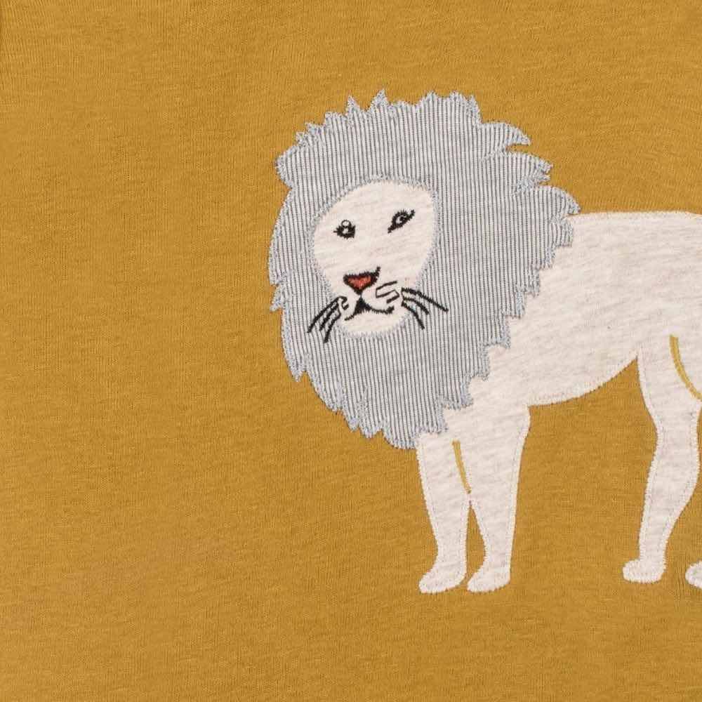 Organic SS Applique One Piece Lion