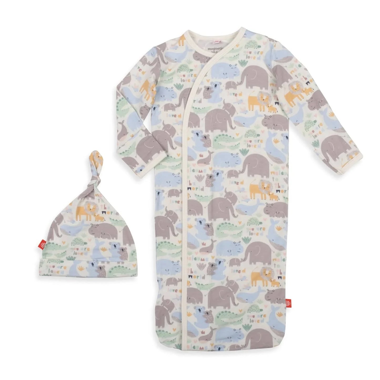 Little Lovin Gown + Hat NB-3M
