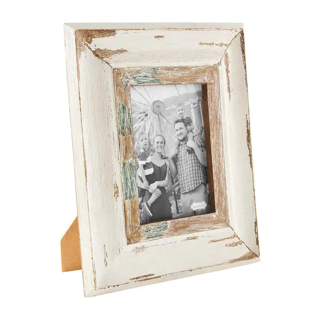 Medium Cream Weathered Frame, 5x7