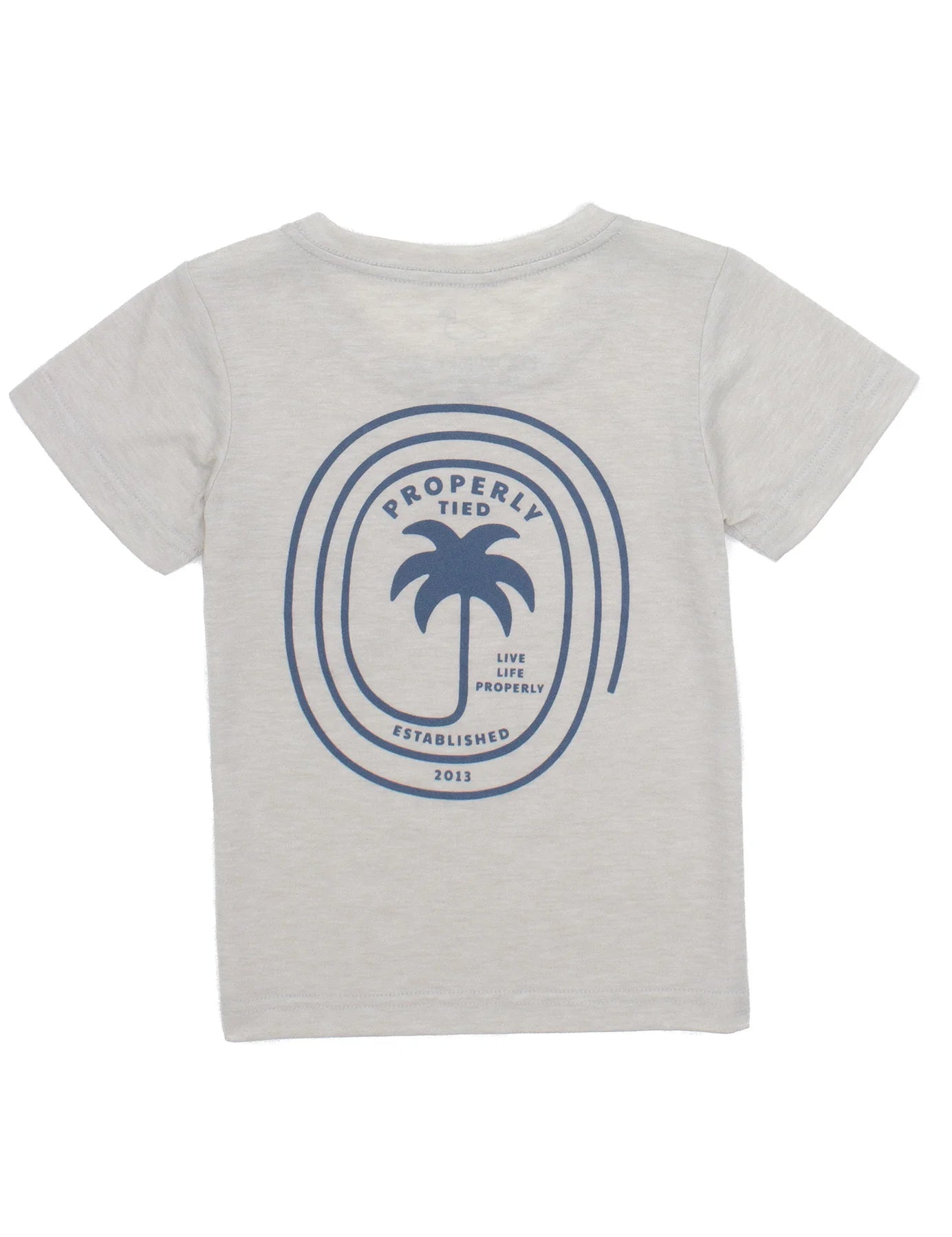 PT Youth Portland Pocket Tee SS - Spiral Palm Natural