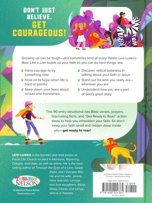 Roar Like A Lion: 90 Devotions to Encourage Faith