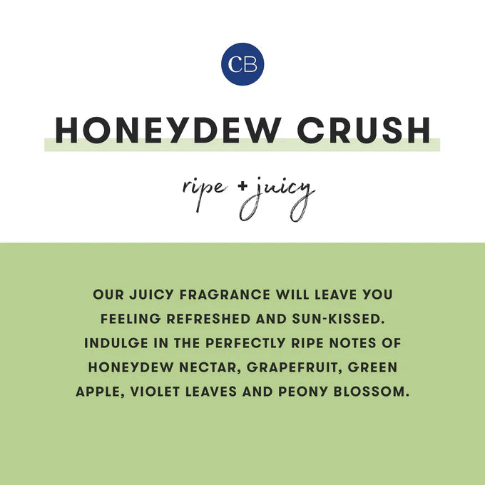 Honeydew Crush Inverted Jar Mercury Iridescent Glass Candle, 10oz