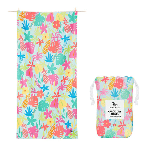 Cabana Beach Quick Dry Towel - Aloha Glow XL