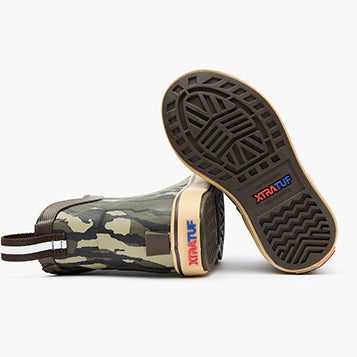 XTRATUF Kid’s Mossy Oak Bottomland Ankle Deck Boot