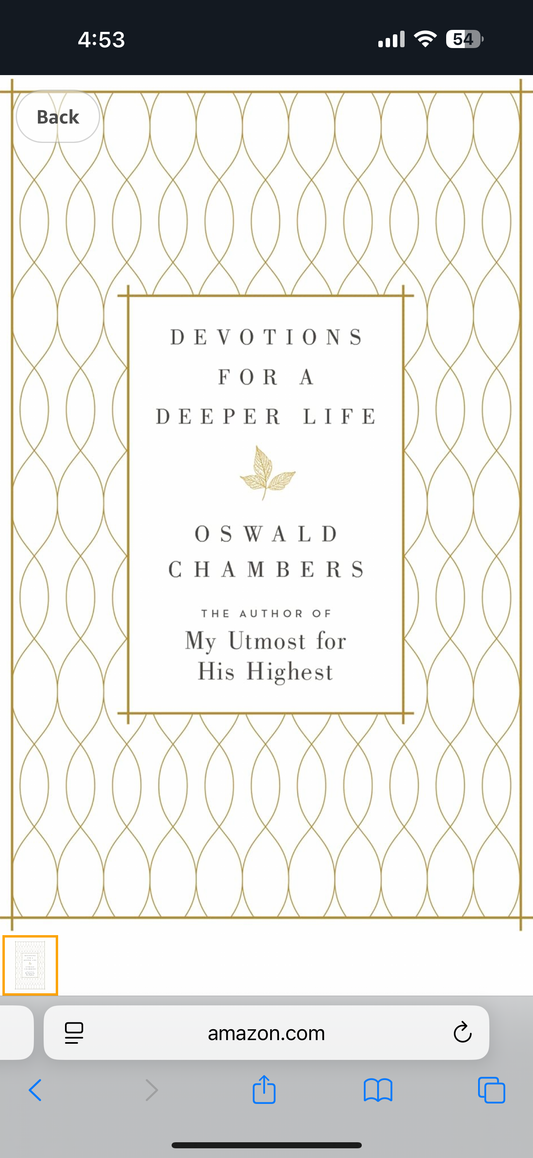 Devotions For A Deeper Life