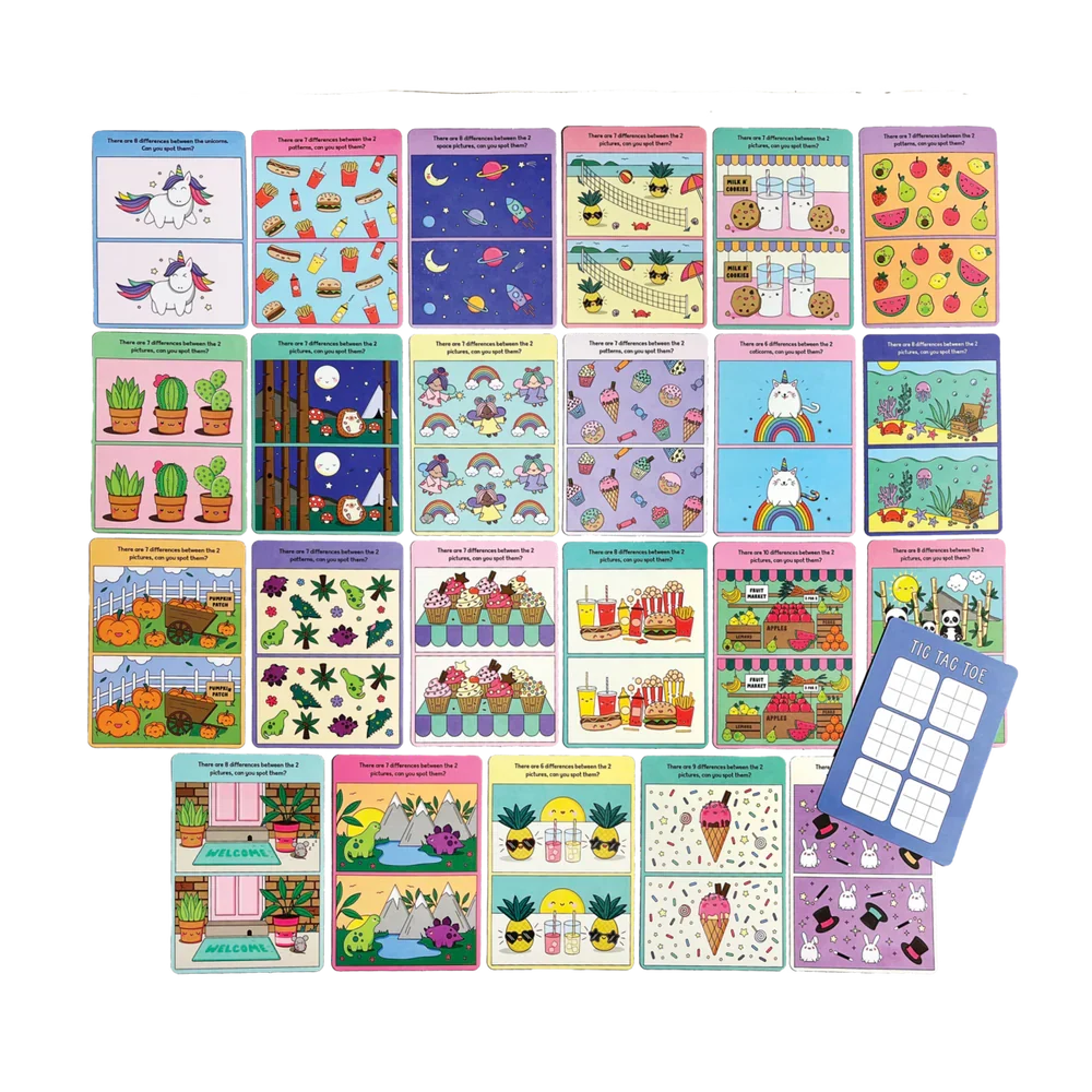 Spot the Difference Activity Card Set