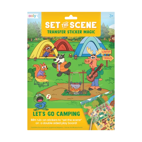 Set the Scene Transfer Sticker Magic - Let's Go Camping