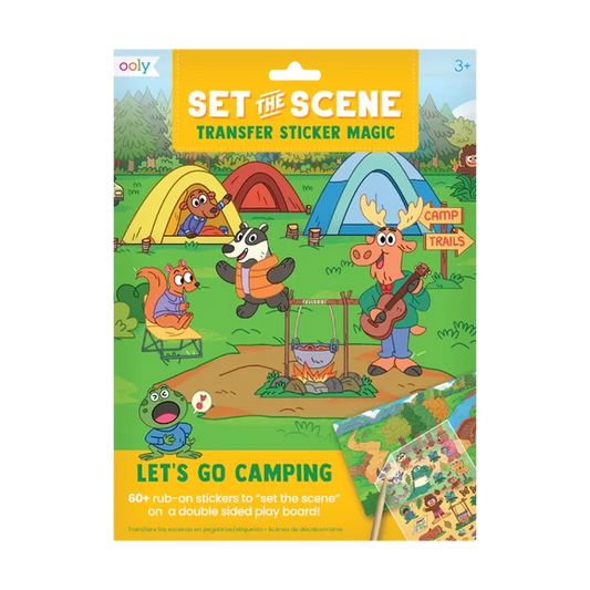 Set the Scene Transfer Sticker Magic - Let's Go Camping