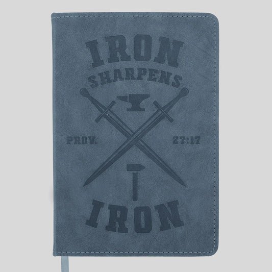 Men’s Faux Leather Journal - Iron Sharpens Iron