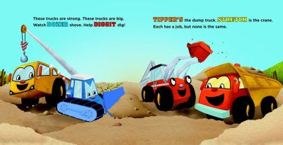 Big Trucks Getting the Job Done Together