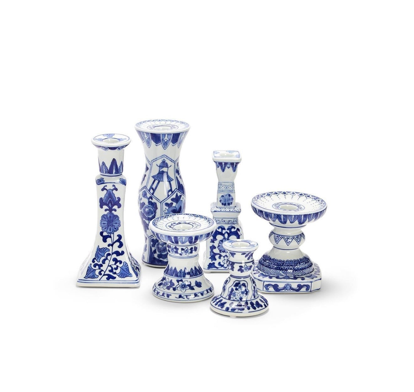 Canton Collection Candleholder, Assorted Shapes/Sizes