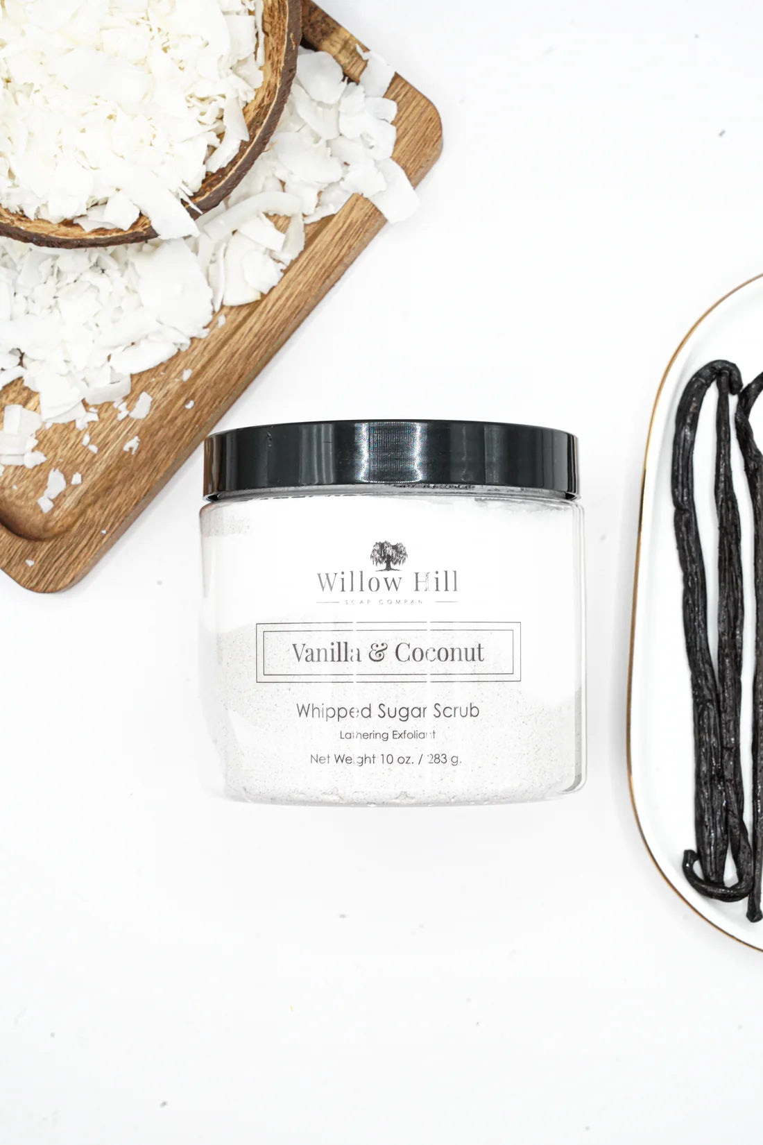 Vanilla & Coconut Sugar Scrub, 10oz