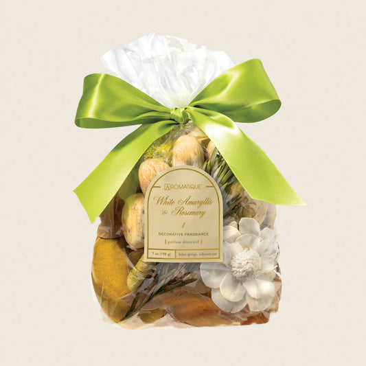 White Amaryllis & Rosemary Decorative Fragrance Bag
