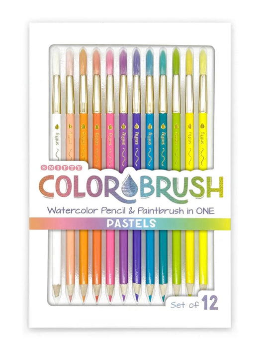Colorbrush Pastel Watercolor Pencil & Paintbrush