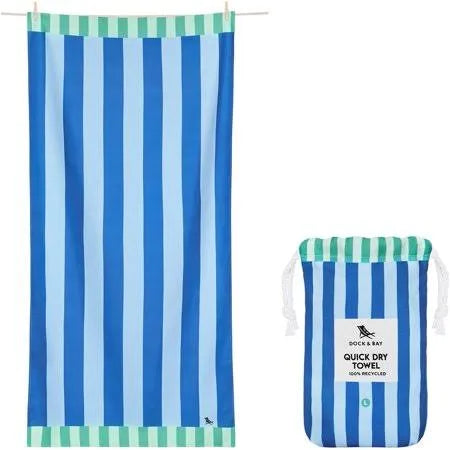 Cabana Beach Quick Dry Towel - Blue Sky
