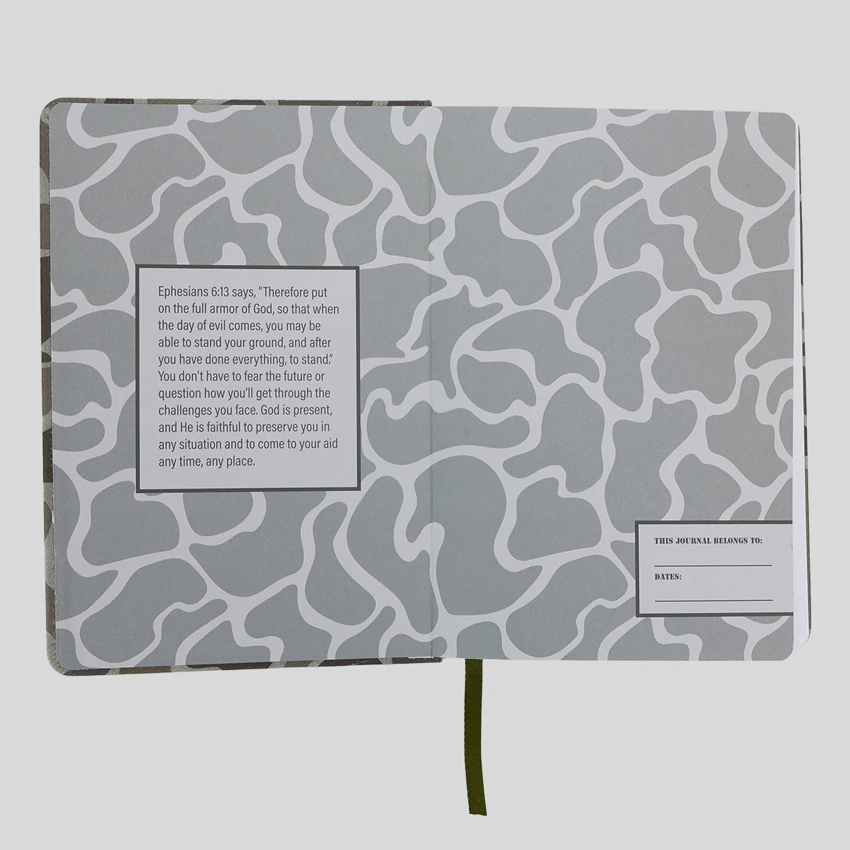 Men’s Faux Leather Journal - Stand Strong Camo