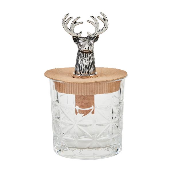 Round Antler DOF Glass & Stopper
