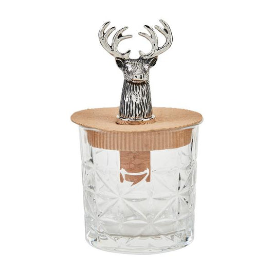 Round Antler DOF Glass & Stopper