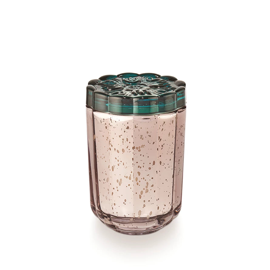 Coconut Milk Flourish Glass Candle