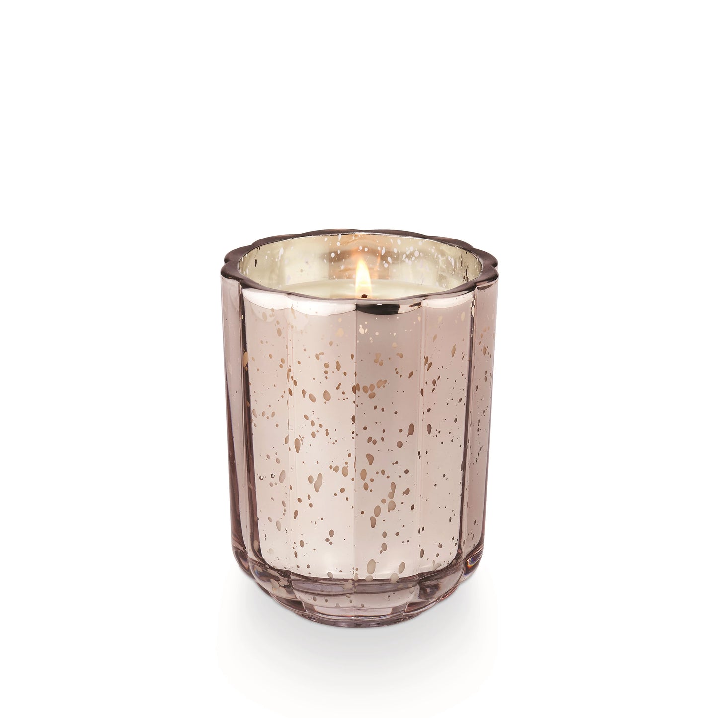Coconut Milk Flourish Glass Candle