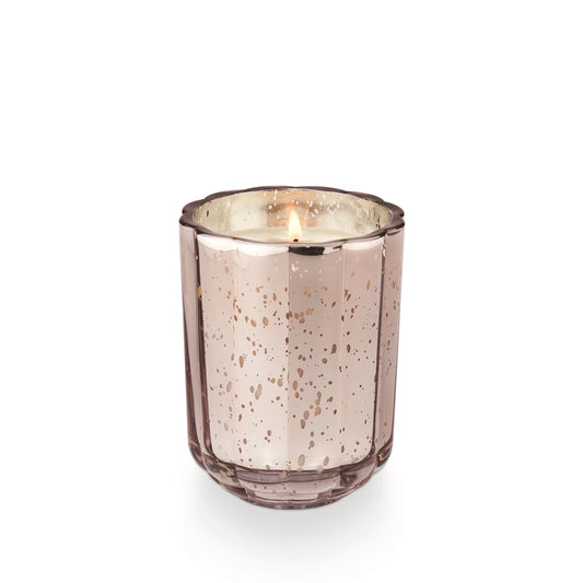 Coconut Milk Flourish Glass Candle