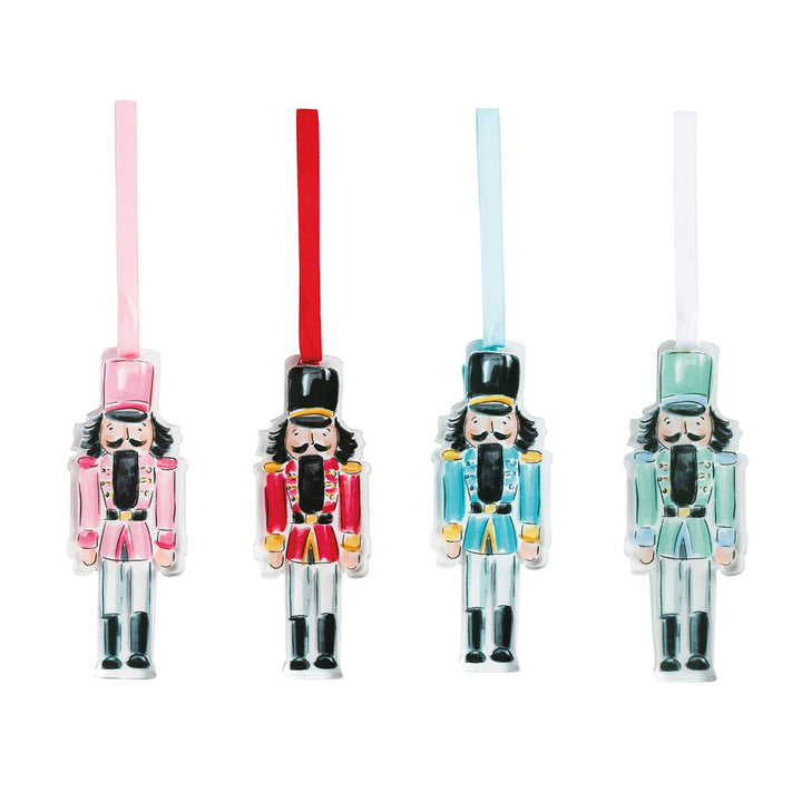 Acrylic Nutcracker Ornaments, 4 colors