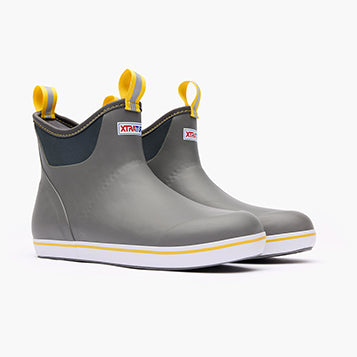 XTRATUF Men’s Grey Ankle Deck Boot