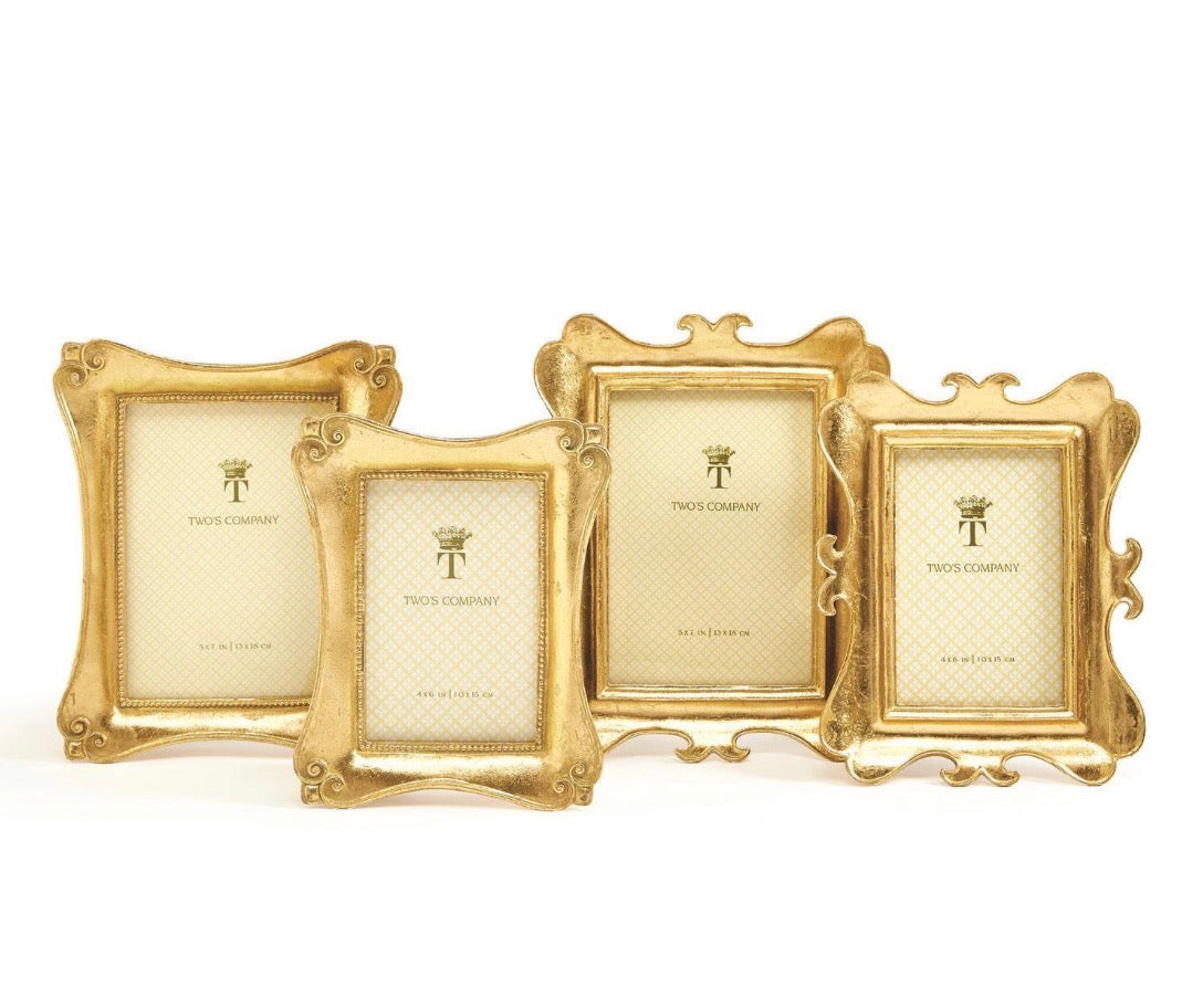 Gold Leaf Photo Frame, 2 sizes