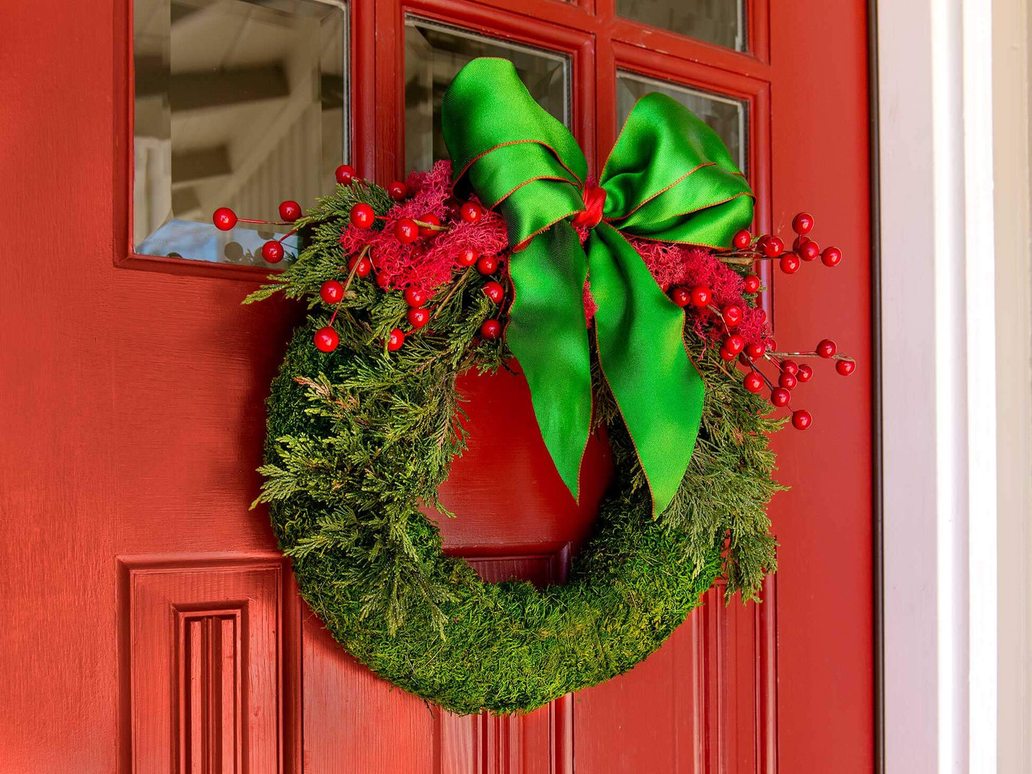 Sheet Moss Wreath 18”