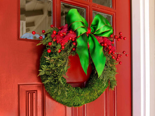 Sheet Moss Wreath 18”