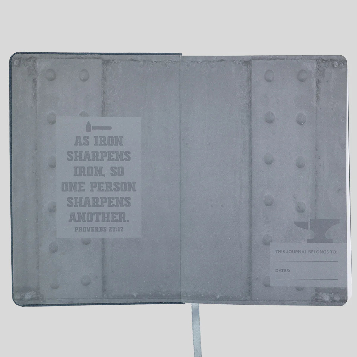 Men’s Faux Leather Journal - Iron Sharpens Iron