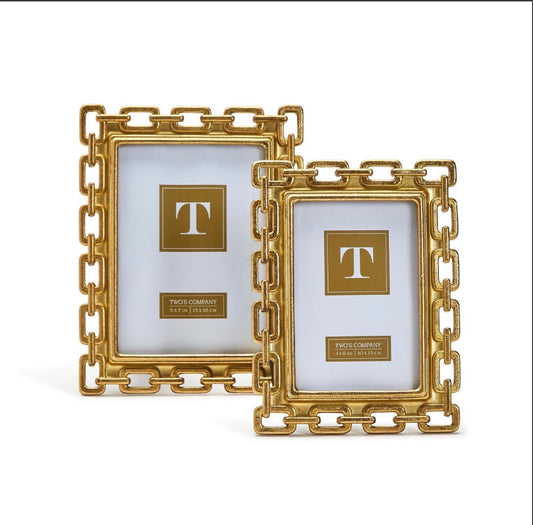 Gold Chain Photo Frame, 2 sizes