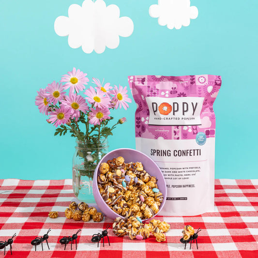 Poppy Popcorn Spring Confetti Market Bag