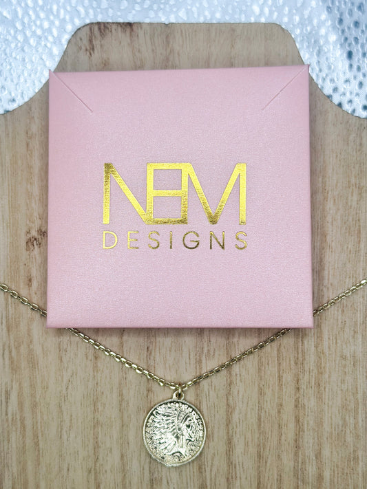 Indian Coin Necklace