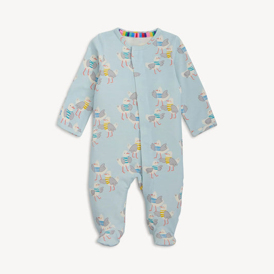 Gulls Wanna Have Fun Magnetic Right Fit Footie