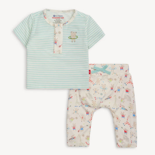 Furry Field Magnetic Top + Pant Set