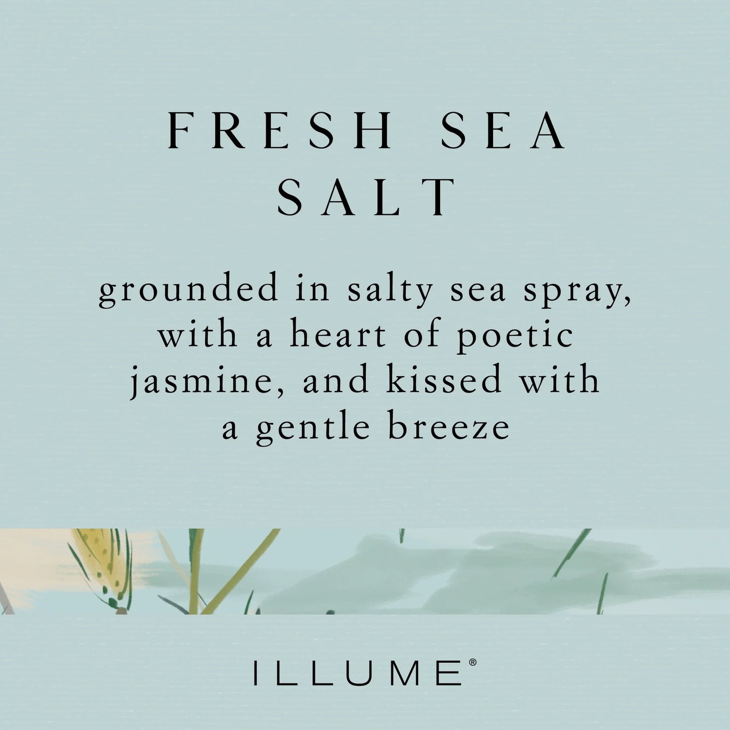 Fresh Sea Salt Large Baltic Glass Candle