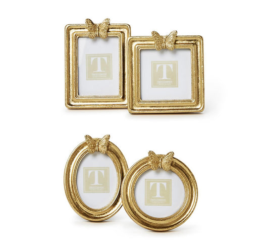 Golden Butterfly Gold Mini Frames, Assorted