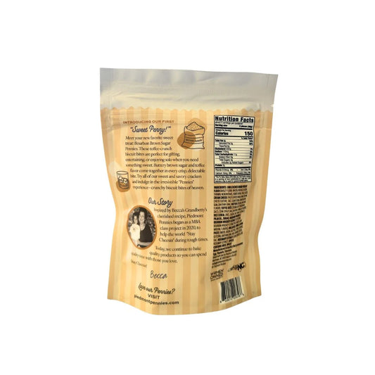 Piedmont Pennies Cheesy Biscuit Bites - Bourbon Brown Sugar, Medium Bag