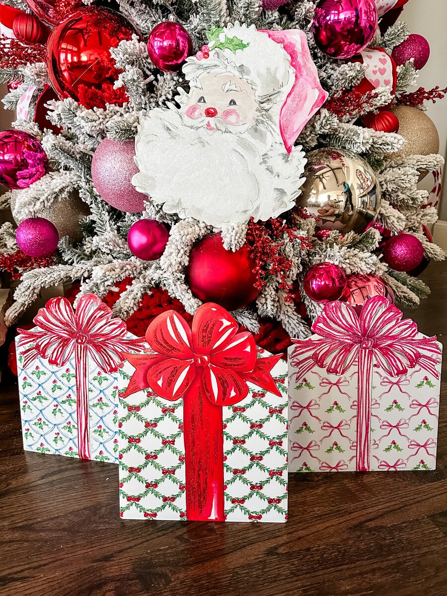 Pink Santa Stake