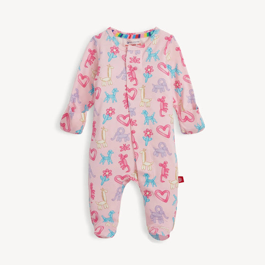 Pink Party Animals Glow in the Dark Magnetic Footie