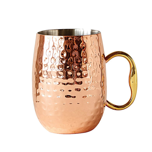 Hammered Stainless Mule Mug, Copper Finish