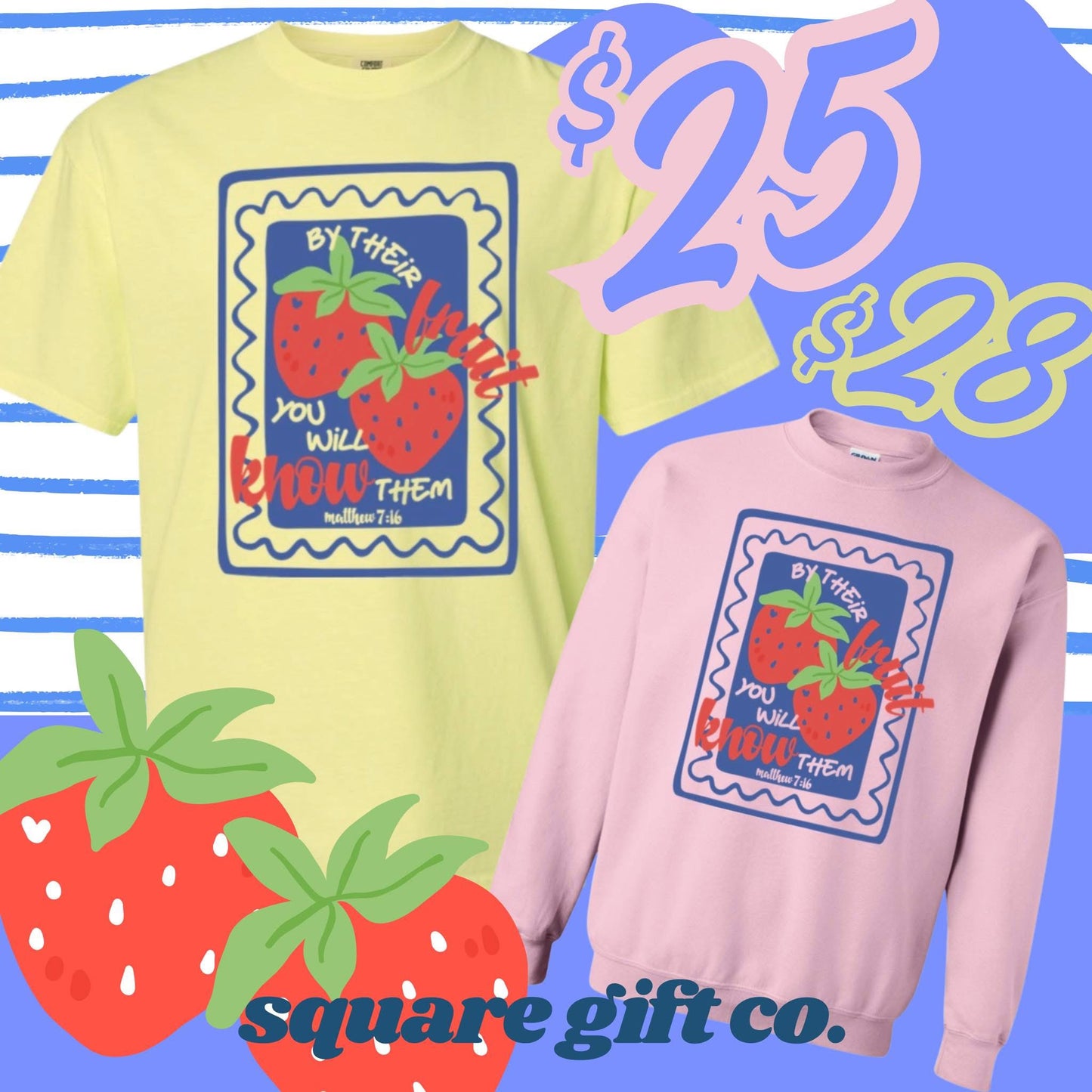 By Their Fruit SS Shirt, Yellow