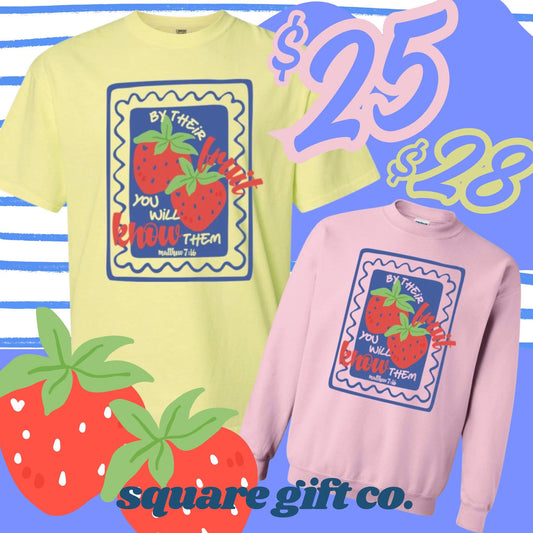 By Their Fruit SS Shirt, Yellow