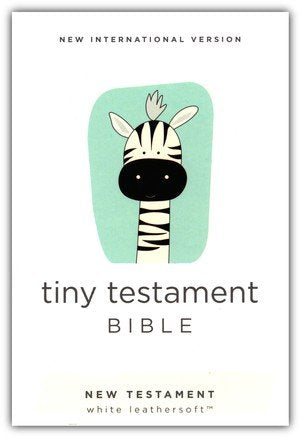 Tiny Testament Bible, White