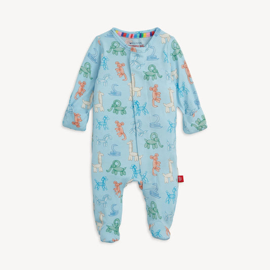 Blue Party Animals Glow in the Dark Magnetic Footie