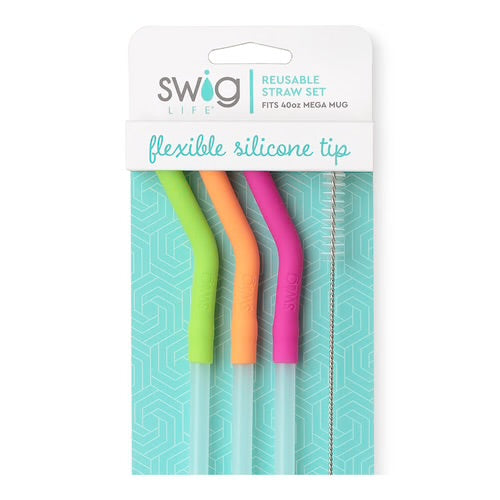 Neon Lime / Orange / Berry M40 Straws