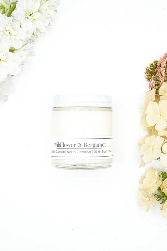 Wildflower & Bergamot Candle, 4oz