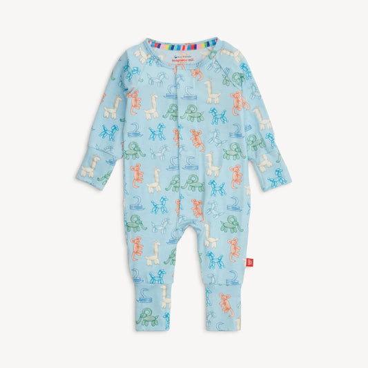 Blue Party Animals Glow in the Dark Magnetic Coverall